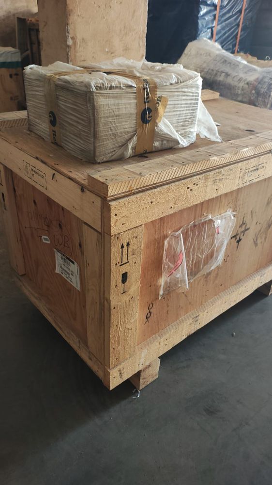 Custom wooden crate built for a fragile item